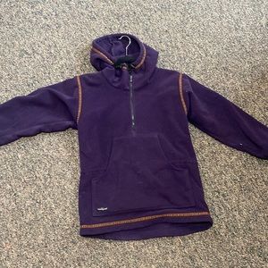 Wintergreen northern wear fleece anorak, womens, half zip